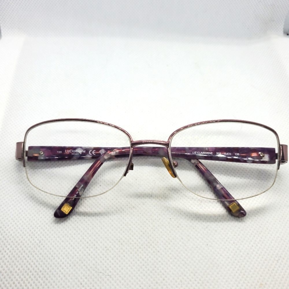 Liz Claiborne Purple Prescription Glasses Frames